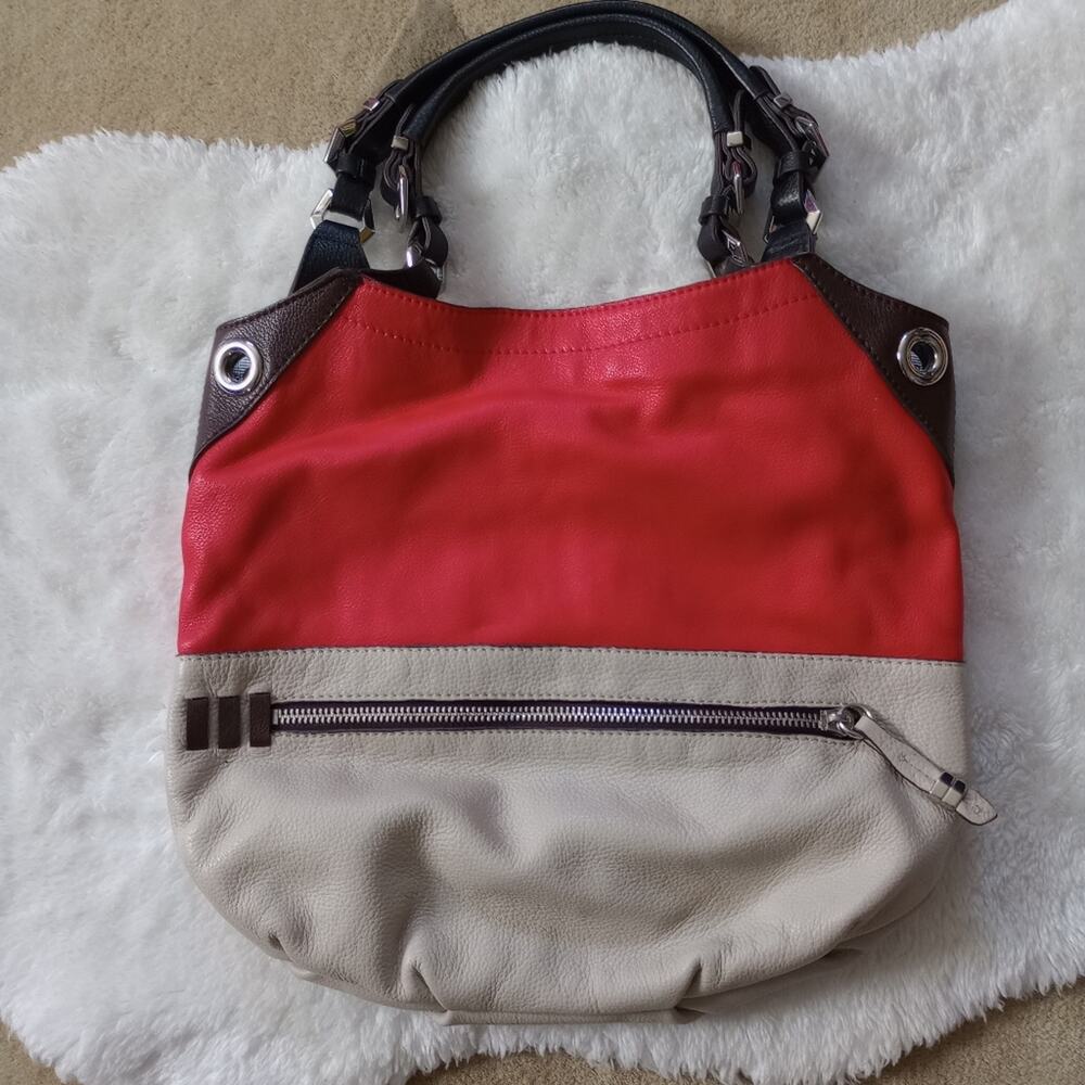 Oryany Sydney Colorblock Tote Bag Multi Color Berry